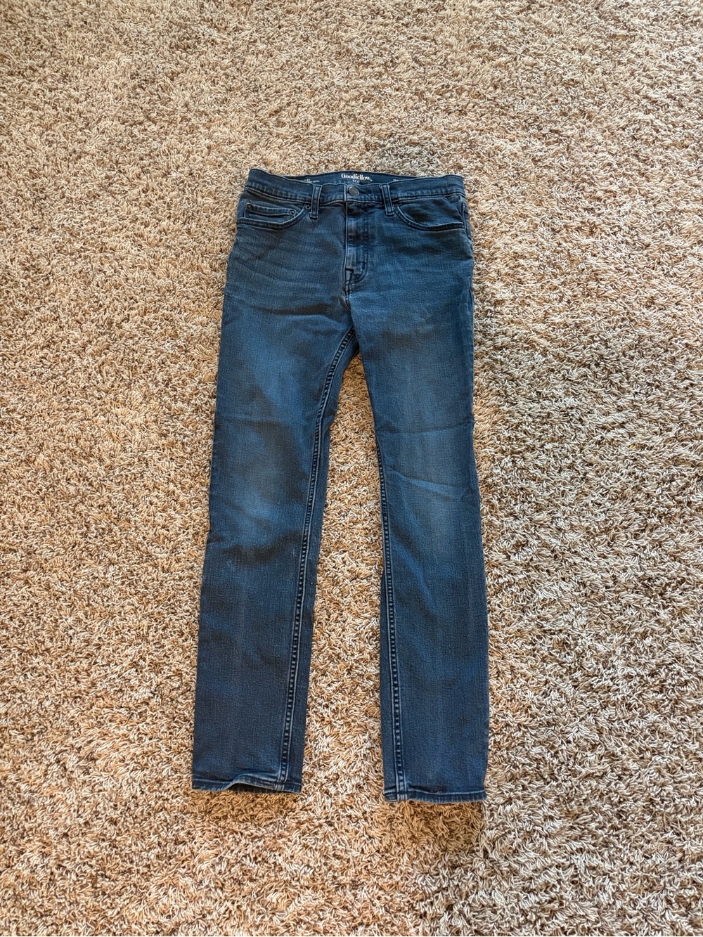 Men's skinny Dark Blue Jeans 32x x 32l